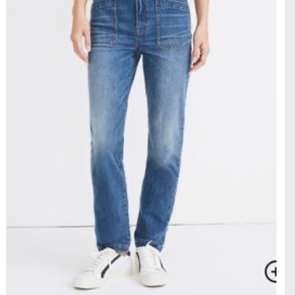 Madewell Classic Straight Full-Length Jeans in Marfield